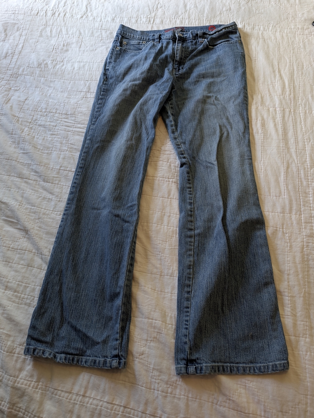 Women's Blue Flared Jeans